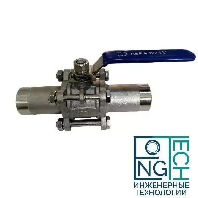 Шаровые краны полнопроходные нержавеющие из стали AISI316 (CF8M) ABRA-BV61L DN8-100 PN40 сварка/сварка длинные патрубки Шаровые краны полнопроходные нержавеющие из стали AISI316 (CF8M) ABRA-BV61L DN8-100 PN40 сварка/сварка длинные патрубки Самара