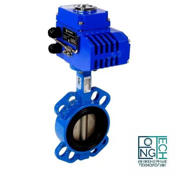 Затвор дисковый поворотный межфланцевый чугунный с нержавеющим диском манжета EPDM с электроприводом Q 230В Benarmo  Ду50-200 Ру16 Затвор дисковый поворотный межфланцевый чугунный с нержавеющим диском манжета EPDM с электроприводом Q 230В Benarmo  Ду50-200 Ру16