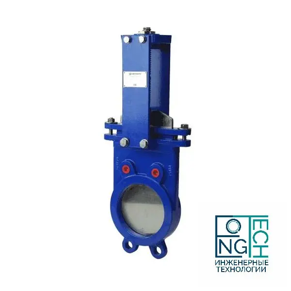 Задвижка шиберная чугунная двусторонняя межфланцевая под электропривод Benarmo Ду50-400 Задвижка шиберная чугунная двусторонняя межфланцевая под электропривод Benarmo Ду50-400