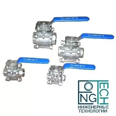 Шаровые краны полнопроходные нержавеющие из стали AISI316 (CF8M) ABRA-BV11 DN8-100 PN40 резьба/резьба c ISO верхним фланцем Шаровые краны полнопроходные нержавеющие из стали AISI316 (CF8M) ABRA-BV11 DN8-100 PN40 резьба/резьба c ISO верхним фланцем Самара