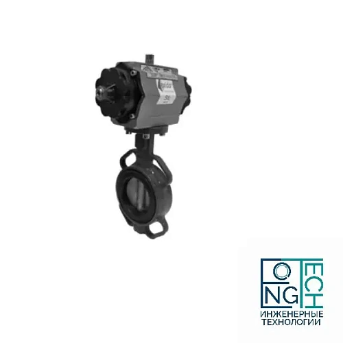 Затвор поворотный дисковый с пневмоприводом ABRA 826 одностороннего действия (с пружинным возвратом) ArTorq PA SR (-20°C...+80°C) Ду 32-300 Затвор поворотный дисковый с пневмоприводом ABRA 826 одностороннего действия (с пружинным возвратом) ArTorq PA SR (-20°C...+80°C) Ду 32-300 Самара