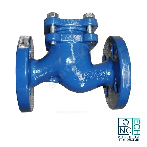 Клапан обратный чугунный подъемный фланцевый Benarmo Ду25-150 Ру16 Клапан обратный чугунный подъемный фланцевый Benarmo Ду25-150 Ру16 Самара