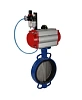Затвор дисковый поворотный DN.ru WBV1432E-2W-Fb-H Ду300 Ру16, корпус - чугун GGG50, диск - нержавеющая сталь 316L, уплотнение - EPDM, с пневмоприводом DN.ru PA-SA-210 с возвратными пружинами, пневмораспределителем 4М310-08 220В NAMUR, БПВ AFC2000 Самара