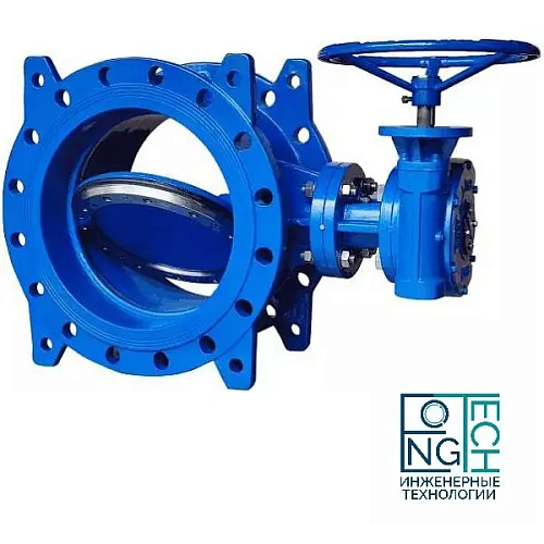 Затвор дисковый поворотный фланцевый двухэксцентриковый чугунный с чугунным диском манжета EPDM с редуктором Benarmo Ду200-1200 Ру10/16 Затвор дисковый поворотный фланцевый двухэксцентриковый чугунный с чугунным диском манжета EPDM с редуктором Benarmo Ду200-1200 Ру10/16 Самара