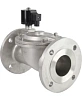 Клапан электромагнитный DN.ru VS631-VF-NC-220VAC Ду80 Ру10, соленоидный двухходовой, корпус - нержавеющая сталь 304, уплотнение - Viton, фланцевый, нормально-закрытый, пилотный, катушка - 220В Самара