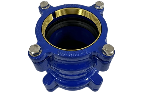 Муфта чугунная соединительная для ПЭ труб ДРК-Е Benarmo Ру10/16 Муфта чугунная соединительная для ПЭ труб ДРК-Е Benarmo Ру10/16 Самара