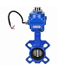 Затвор дисковый поворотный DN.ru WBV1432N-2W-Fb-H Ду40 Ру16, корпус - чугун GGG50, диск - нержавеющая сталь 316L, уплотнение - NBR, с электроприводом DN.ru blue QT-N-003EM-1-220VAC-У1 Самара