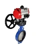 Затвор дисковый поворотный DN.ru WBV1413E-2W-Fb-H Ду300 Ру16, корпус - чугун GGG50, диск - чугун GGG40, уплотнение - EPDM, с пневмоприводом DN.ru PA-DA-140 двойного действия, пневмораспределителем 4М310-08 220В NAMUR, ручным дублером MON4-1200-T54-ISO Самара