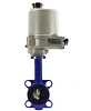 Затвор дисковый поворотный DN.ru WBV3232E-2W-Fb-H Ду250 Ру16, корпус - нержавеющая сталь 316L, диск - нержавеющая сталь 316L, уплотнение - EPDM, с взрывозащищенным электроприводом ГЗ-ОФВ-600/28М 220В Самара