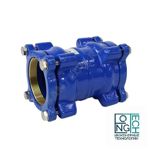 Муфта чугунная соединительная для ПЭ труб ДРК-Е Benarmo Ру10/16 Муфта чугунная соединительная для ПЭ труб ДРК-Е Benarmo Ру10/16 Самара