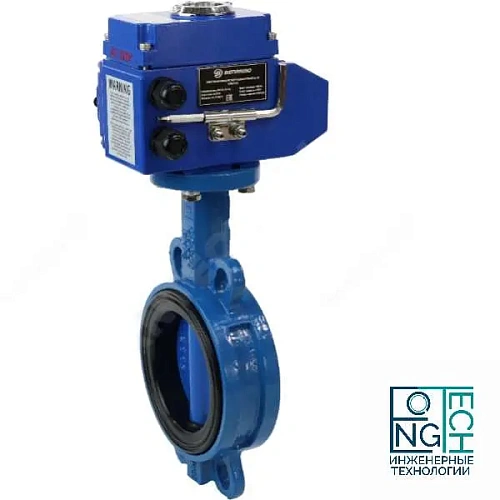 Затвор дисковый поворотный межфланцевый чугунный с чугунным диском манжета EPDM с электроприводом Q 380В Benarmo  Ду50-200 Ру16 Затвор дисковый поворотный межфланцевый чугунный с чугунным диском манжета EPDM с электроприводом Q 380В Benarmo  Ду50-200 Ру16 Самара