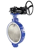 Затвор дисковый поворотный DN.ru WBV3432P-2W-Fb-R Ду500 Ру16 межфланцевый, корпус - углеродистая сталь WCB, диск - нержавеющая сталь 316L, уплотнение - PTFE, с редуктором Самара