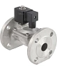 Клапан электромагнитный DN.ru VS631-EF-NC-220VAC Ду32 Ру10, соленоидный двухходовой, корпус - нержавеющая сталь 304, уплотнение - EPDM, фланцевый, нормально-закрытый, пилотный, катушка - 220В Самара
