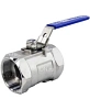 Кран шаровой DN.ru BV3232P-SP-T-H Ду65 Ру63 стандартнопроходной двухходовой, нержавеющая сталь SS316, внутренняя резьба, уплотнение - PTFE, ручка-рычаг Самара