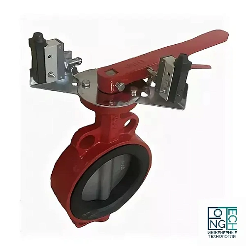 Затвор поворотный межфланцевый чугунный с рукояткой с диском из нерж. стали AISI 316 с концевыми выключателями ABRA-BUV-VF866D Затвор поворотный межфланцевый чугунный с рукояткой с диском из нерж. стали AISI 316 с концевыми выключателями ABRA-BUV-VF866D Самара