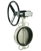 Затвор дисковый поворотный DN.ru WBV3232E-2W-Fb-H Ду100 Ру16 межфланцевый, корпус - нержавеющая сталь 316L, диск - нержавеющая сталь 316L, уплотнение - EPDM, с редуктором RDN RQN2-150Z-T24 Самара