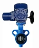 Затвор дисковый поворотный DN.ru WBV0232E-2W-Fb-H Ду32 Ру16, корпус - алюминиевый сплав, диск - нержавеющая сталь 316L, уплотнение - EPDM, с электроприводом DN.ru QT-EX-005M-O2-380VAC-У1 380В Самара